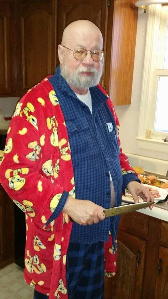 Gary's cooking outfit