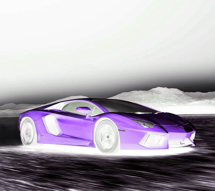 Neon Aventador