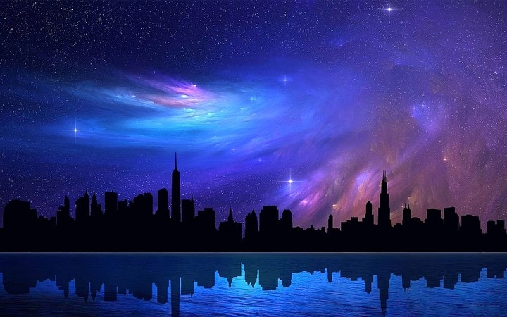blue night 