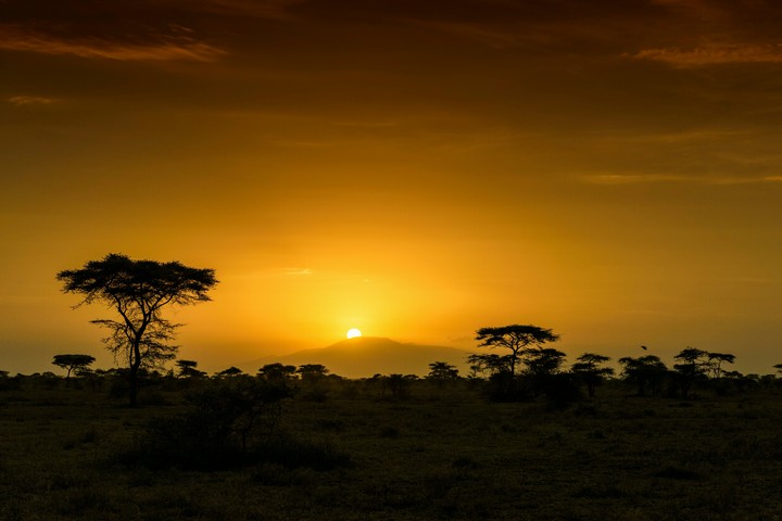 pôr do sol
