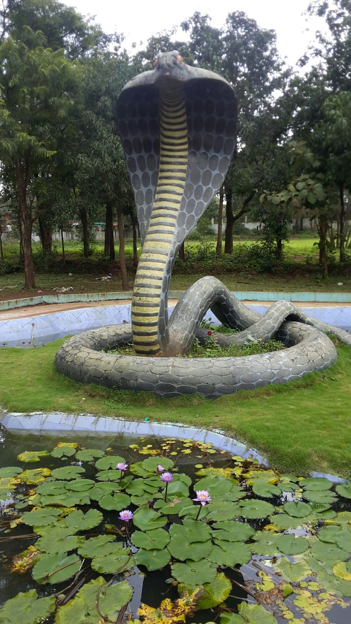 Sculpture Of A Snake.