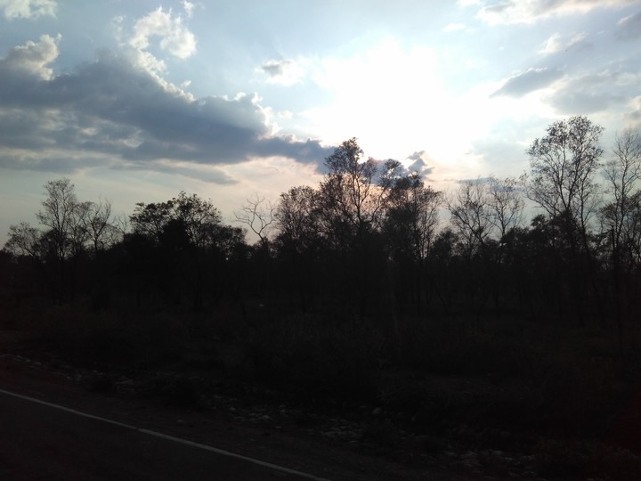 Sun in the clouds