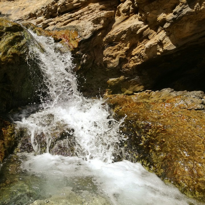 A little waterfall in the desert