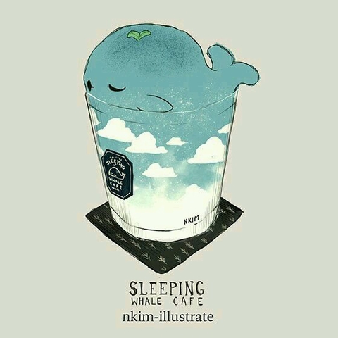 sleeping whale cafe