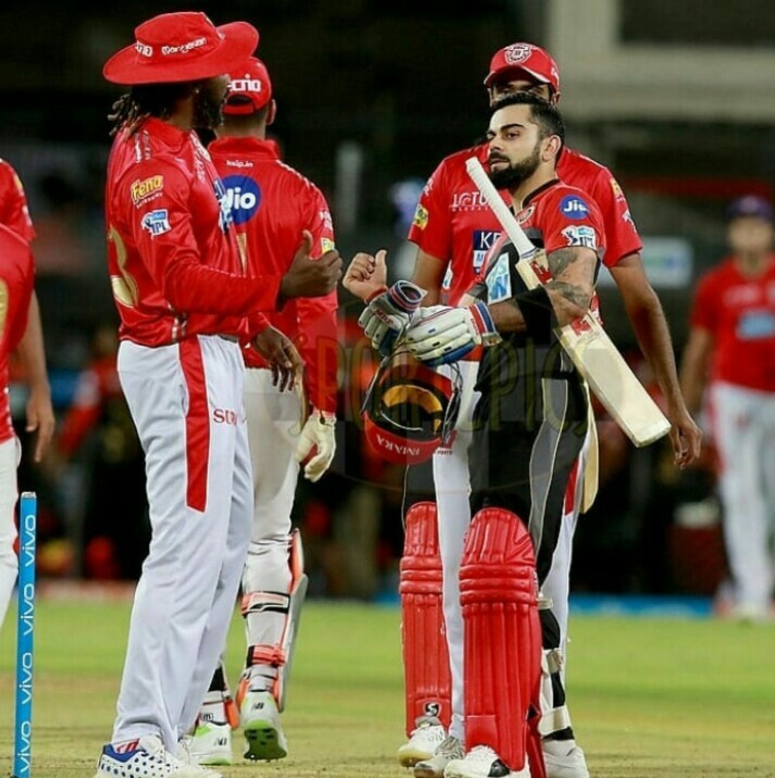 Virat Kohli and Chris Gayle