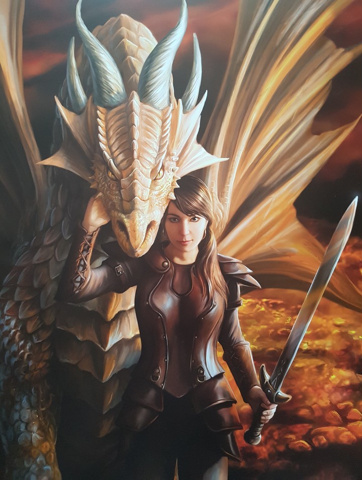 Fantasy Dragon Fight