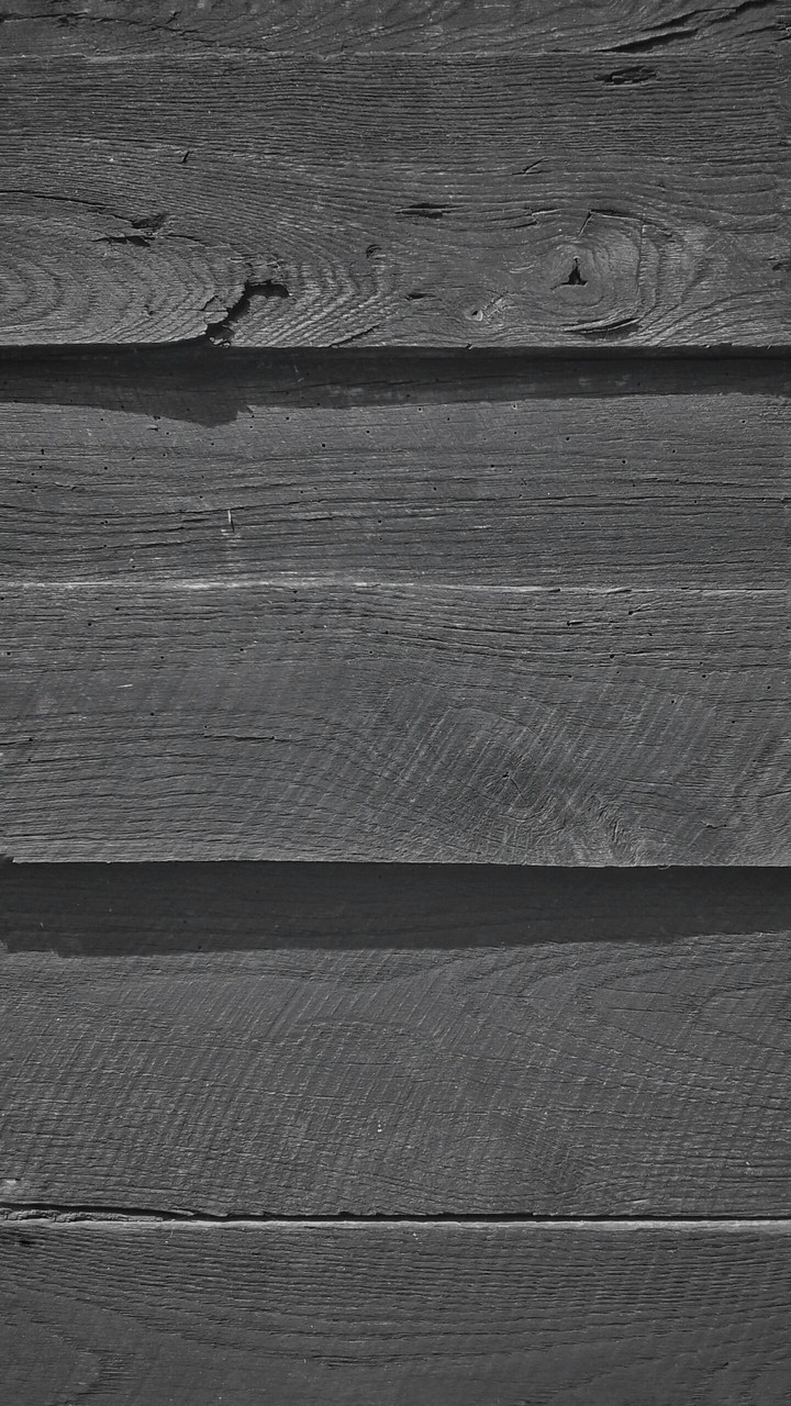 Just wood... Dark wood.