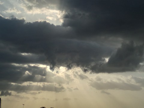 sun shadow cloud rain