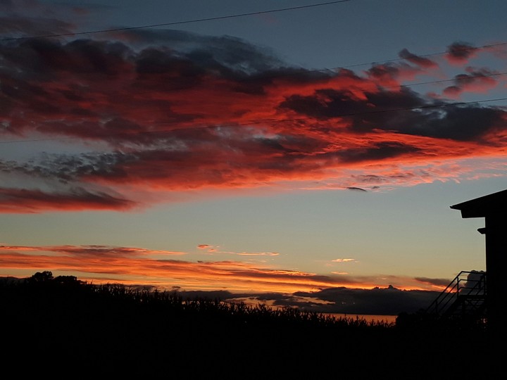 Fim de tarde entrada da noite