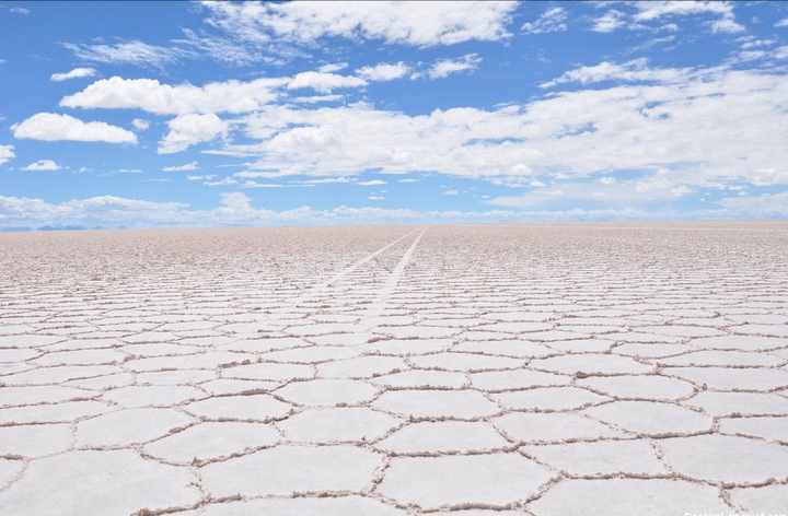 parched Uyuni salt flats