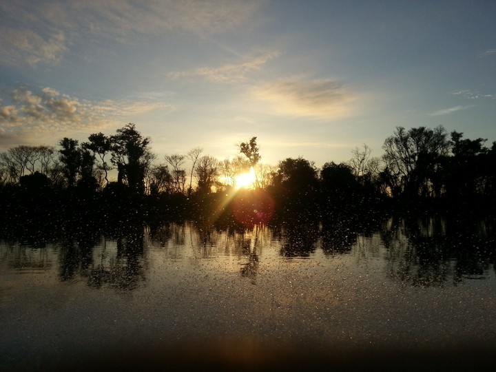 Pôr-do-sol no pantanal MT II