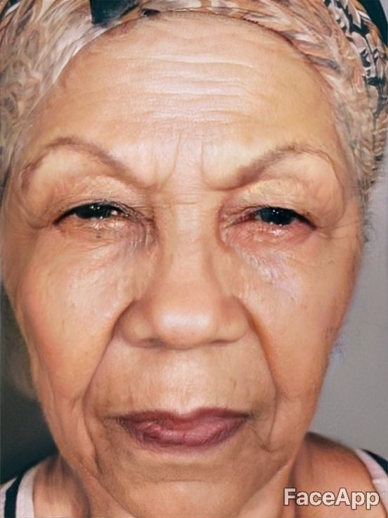 my old woman face