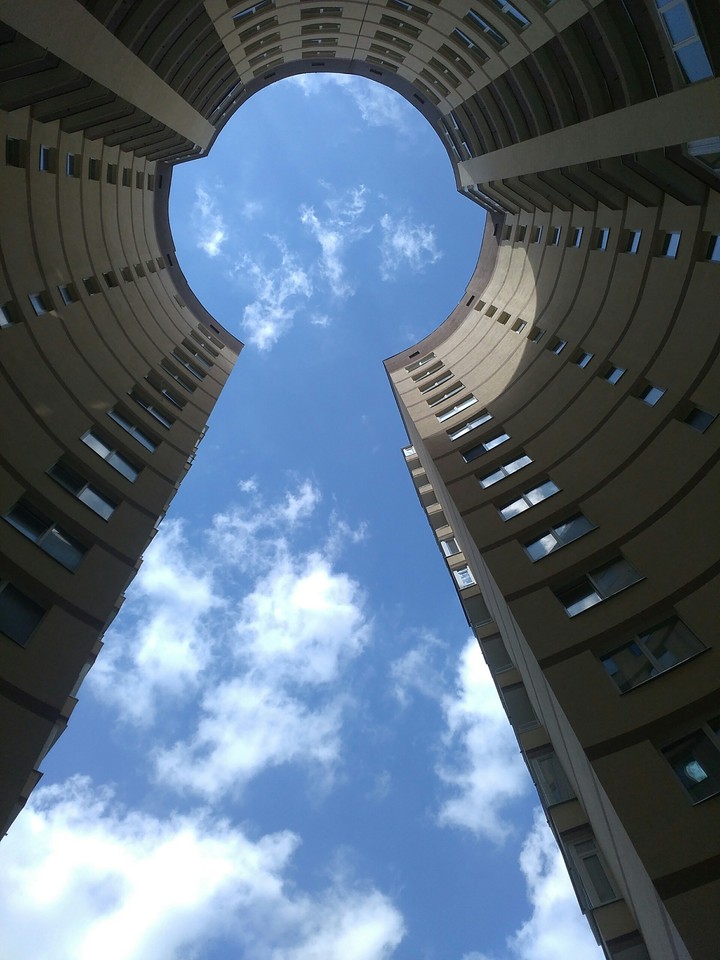 building and sky
