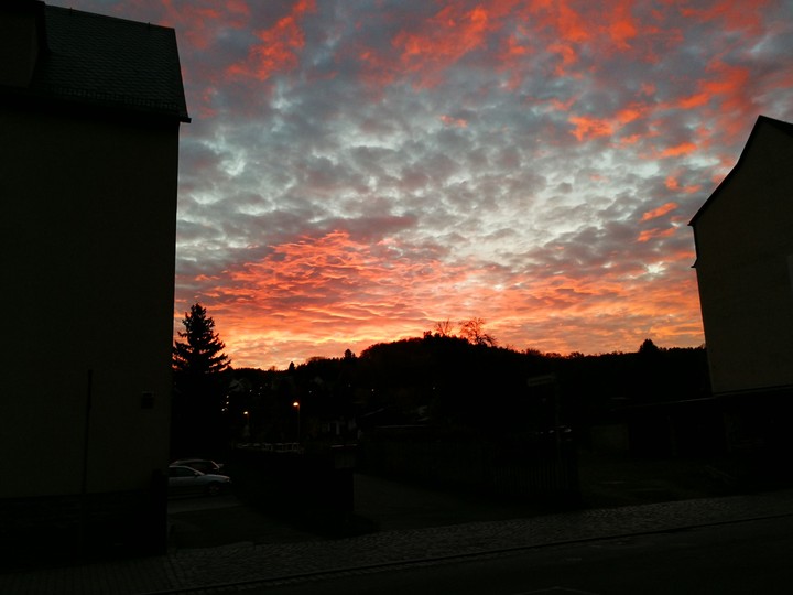 Sky on fire?