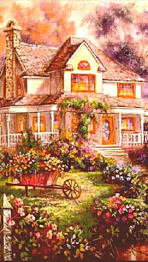Maison au printemps  !!!!