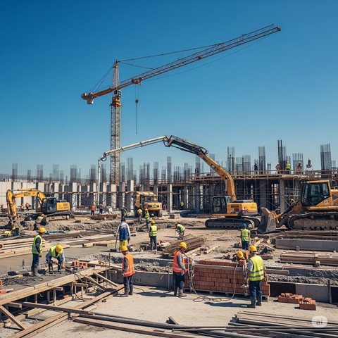 machine, Construction桌布