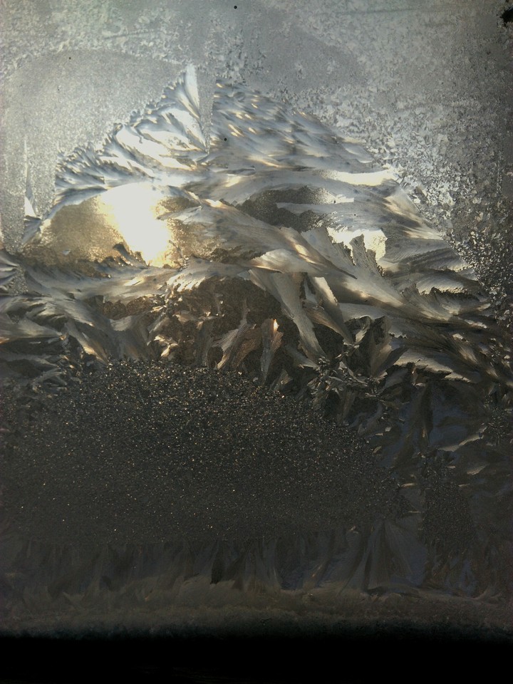 patterns on the glass