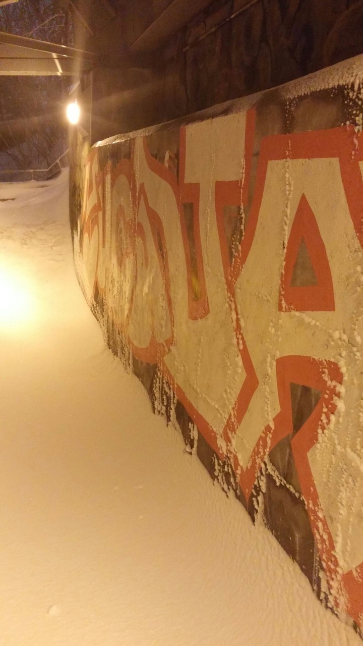 grafiti helado.