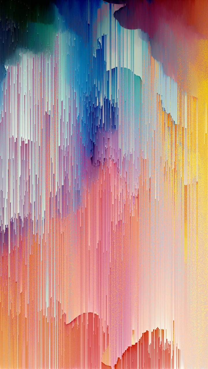 Colorful Falling Lines