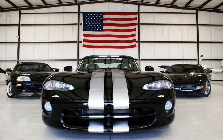 Dodge Viper, Toyota Supra and Chevrolet Corvette
