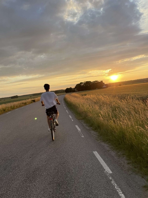 sfondi bicycle, road