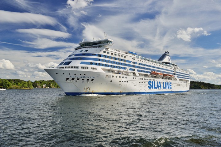Silja Serenade nos arquipélagos de Estocolmo