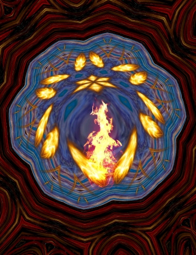 In Flammen