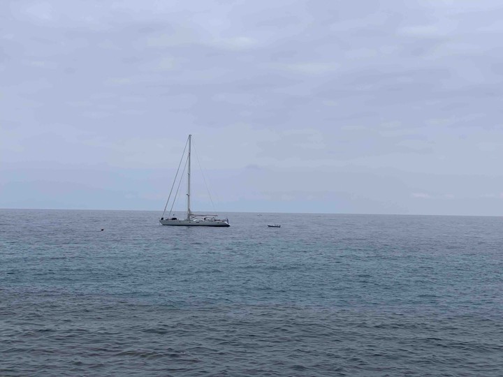 the mediterranean sea Liguria Italy.