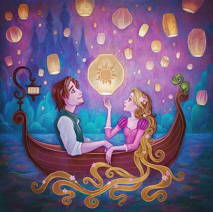Rapunzel and Flynn