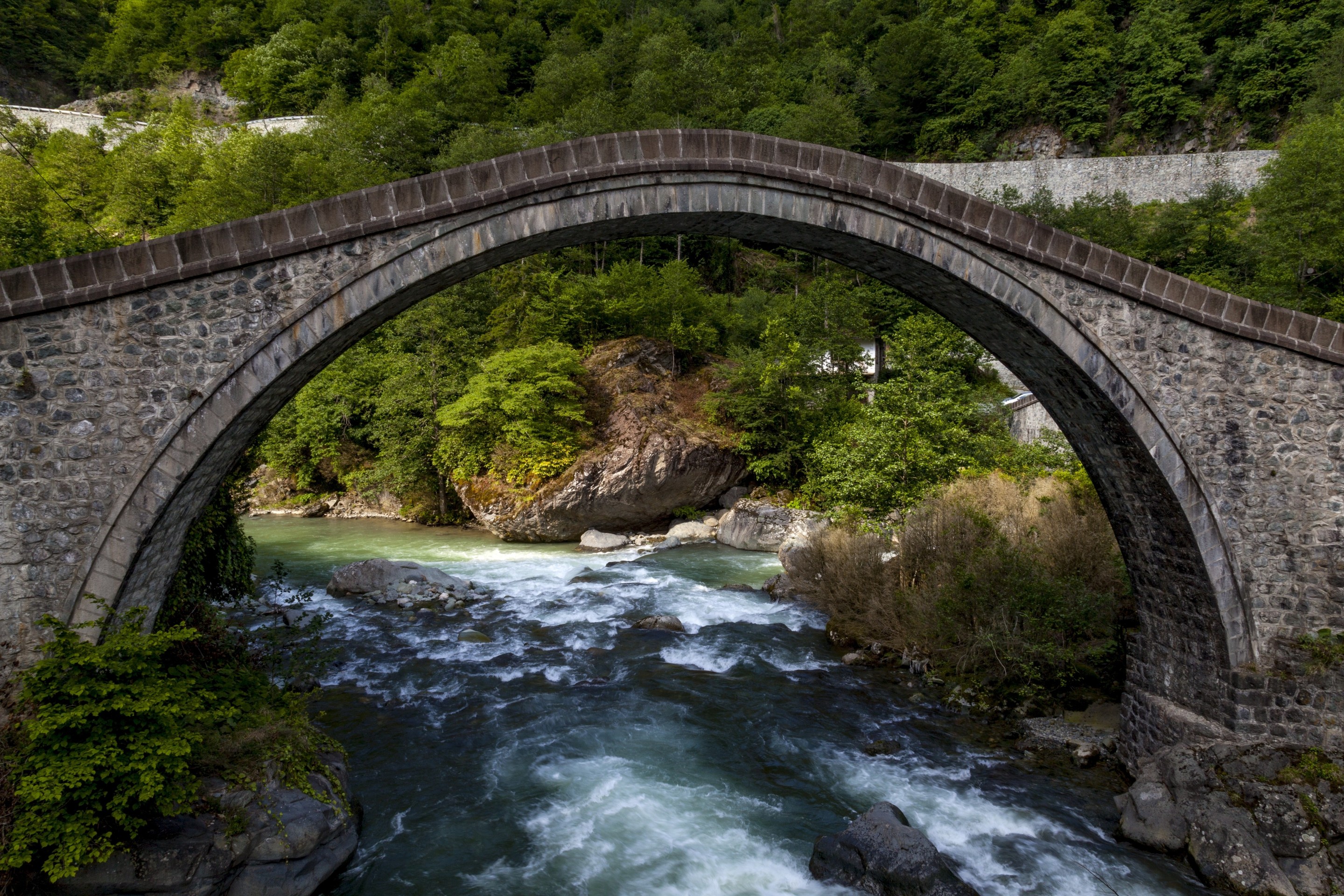 тапети watercourse, arch
