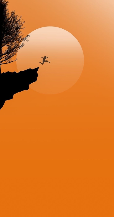 tapety orange, sunset