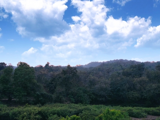 clouds over mountain