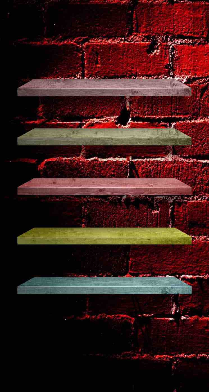 Wood and brick