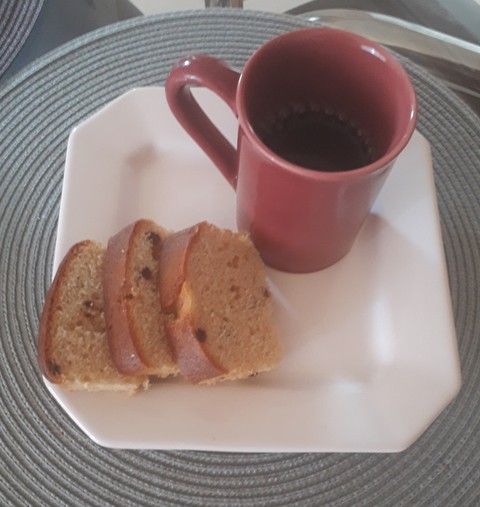 Café da manhã,simples⚘