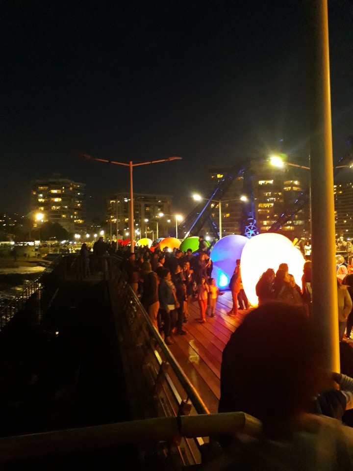 caracoles gigantes muelle vergara