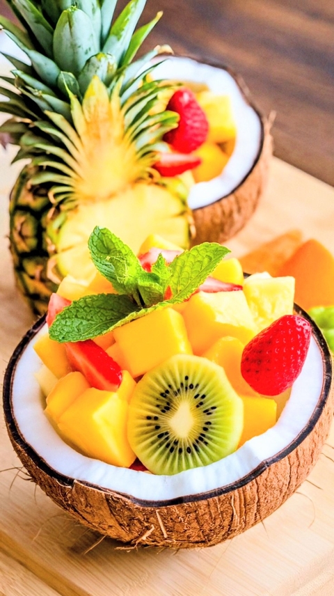 тапети pineapples, food