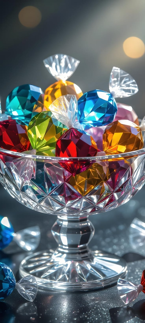 fonds d'écran crystal, candy