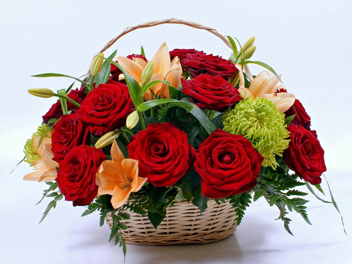 Flowers roses bouquet