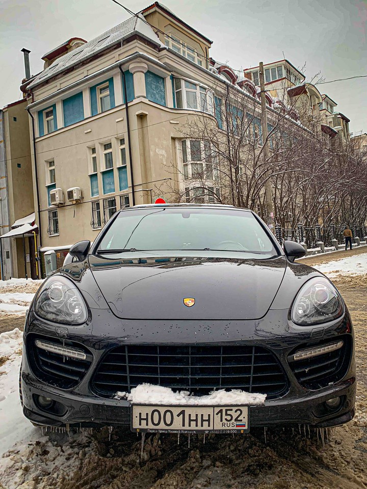 car with ice