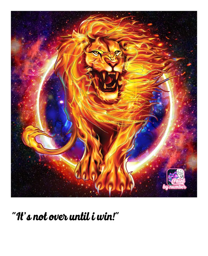 "It's not over until i win!"