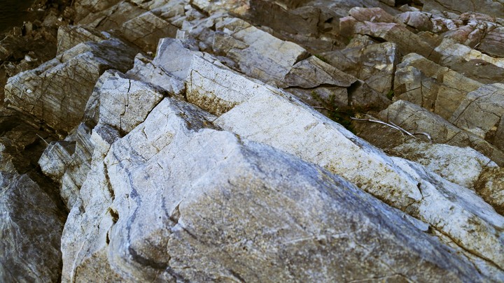 white stones
