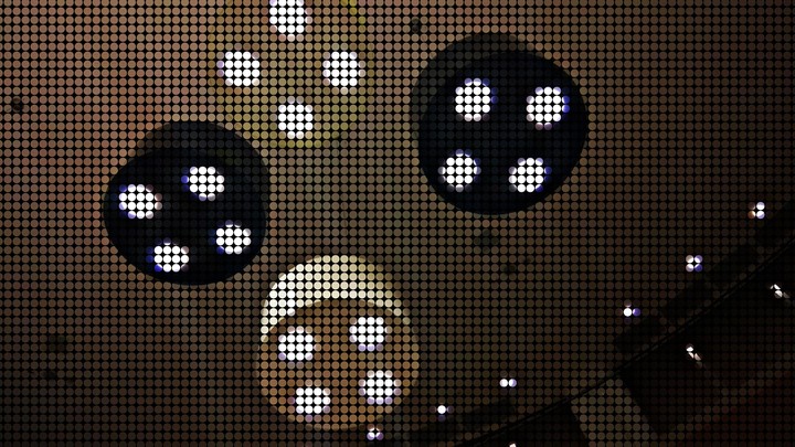 Meeting hall ceiling lights