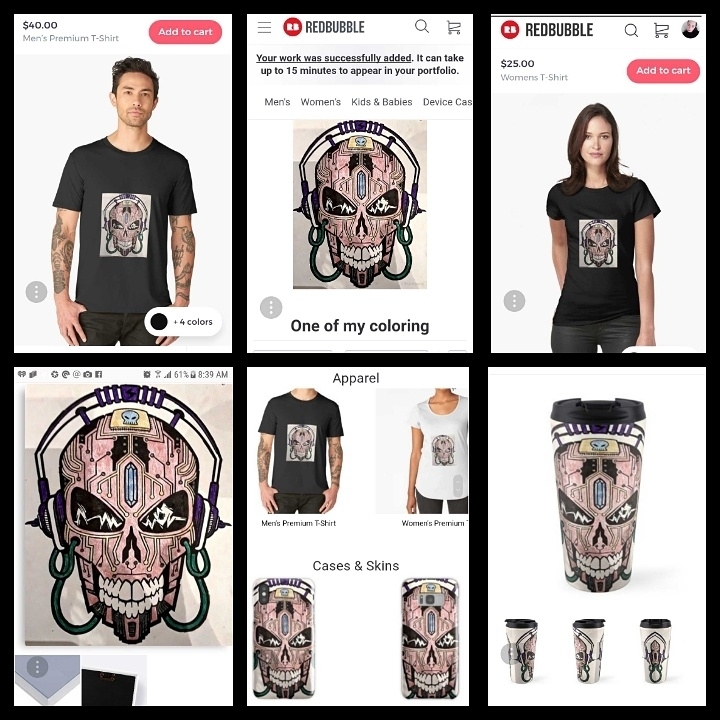 Redbubble work