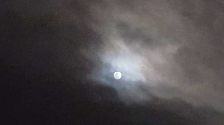 Full moon & stormy weather