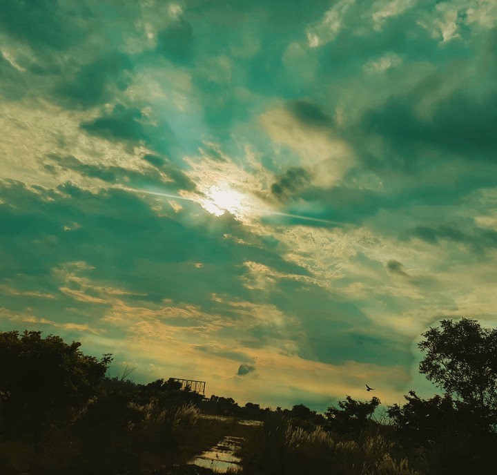 Sunset evening