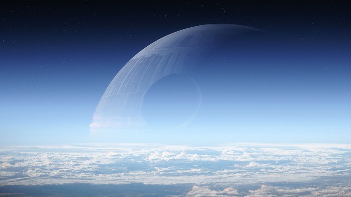 Death Star in the Scarif