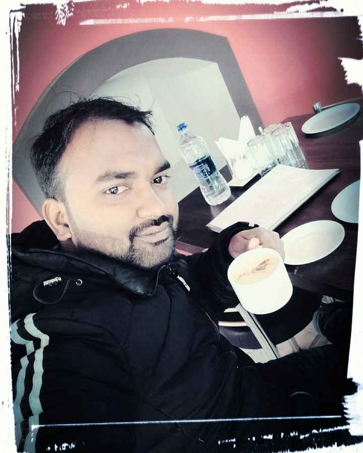 Its me at Coffe Shop...!!!