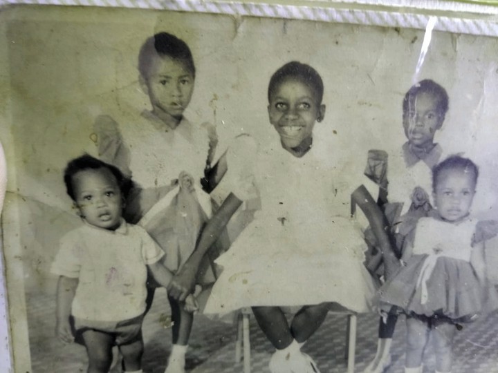 Aunty Audrey and the kids.