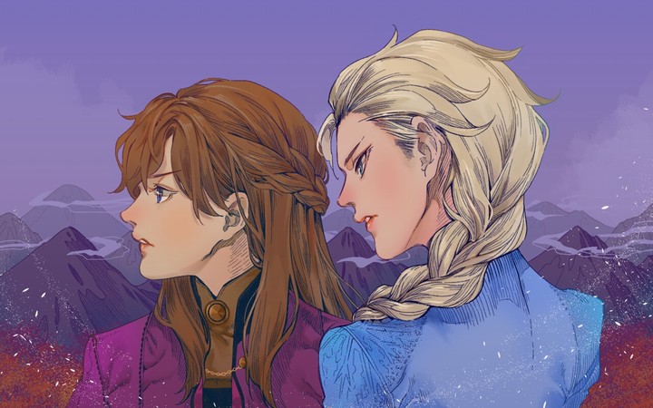 Anna and Elsa  Frozen 2