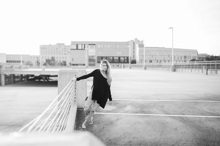 girl in black